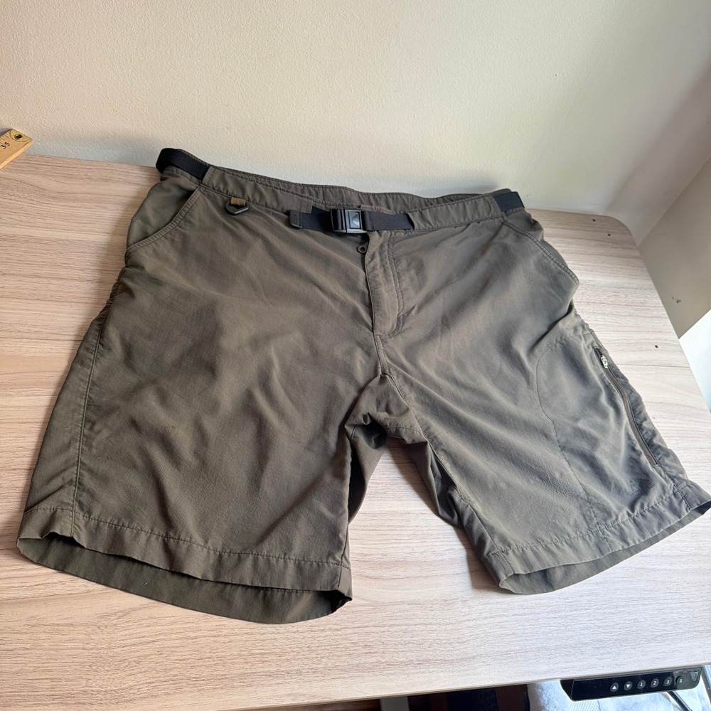 Nike ACG Hiking Shorts Belted Cargo Trail Brown 36 Good Gorpcore